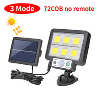 LED solaire fendu applique 3 Mode étanche capteur de mouvement lampe sécurité extérieure éclairage public lampe solaire pour jardin applique murale
