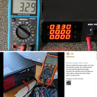 KUAIQU Adjustable Switching DC Power Supply 30V 10A 6A Lab Bench Power Supply 60V 5A 120V 3A Output Preset Current 20A 30A 60A
