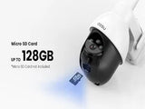 AOSU-Caméra de surveillance extérieure solaire PTZ 3MP, dispositif de sécurité sans fil, avec batterie intégrée, 2.4 mesurz, WIFI, détection PIR AI, audio bidirectionnel