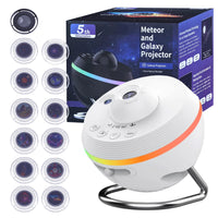 Projecteur de ciel étoilé de type planétarium, veilleuse galaxie rotative à 360° avec télécommande et minuterie, lampe d'ambiance pour chambre d'enfant