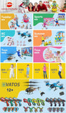 Pistolet jouet VATOS Blaster pour enfants, mode lancer de cartouches, mode tir en chaîne, chargeur 24 fléchettes, manuel, pistolet en mousse, jeu de tir pour garçons de 6 à 8 ans