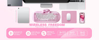 Clavier de jeu sans fil YUNZII C68, clavier mécanique RVB personnalisé Hi-Fi Cute Cat, Silicone 65% échange à chaud ergonomique Kitty Keeb