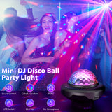 U'King 2 pièces USB Mini boule magique à commande vocale LED boule Disco lumière DJ atmosphère lumière télécommande stroboscopique veilleuse