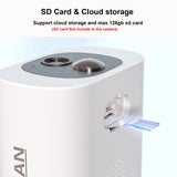 ANRAN 2K caméra de sécurité solaire 3/5MP extérieur sans fil 2.4G WIFI caméra batterie caméra projecteur couleur Vision nocturne ne peut pas ajouter NVR
