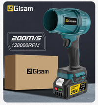 Gismo 200 M/S ventilateur à Jet Turbo sans brosse 1500 W ventilateur d'air électrique sans fil outil électrique portatif violent pour broche de batterie Makita 18 V