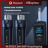 Système sans fil microphone émetteur et récepteur XLR, adaptateur micro sans fil pour table de mixage audio, micro dynamique pour guitare électrique et basse.