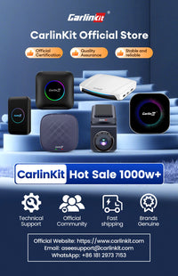 CarlinKit Android 13 LED AI Box, boîtier multimédia intelligent pour voiture, CarPlay sans fil, Android Auto sans fil, puce Qualcomm, carte SD extensible jusqu'à 512 Go