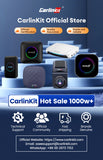 CarlinKit Android 13 LED AI Box, boîtier multimédia intelligent pour voiture, CarPlay sans fil, Android Auto sans fil, puce Qualcomm, carte SD extensible jusqu'à 512 Go