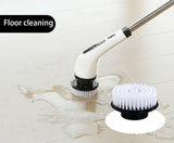 Brosse de nettoyage électrique 9 en 1 2000 mAh, outil de nettoyage pour salon, salle de bain et cuisine