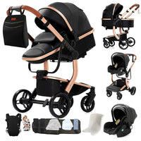 Poussette légère Magic ZC, poussette bébé 3 en 1, landau pour bébé, poussette légère en PU 3 en 1