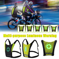 Clignotant de vélo sans fil à LED, gilets de coulée d'iode, télécommande, vélo VTT, vélo de sécurité, émail 30LED