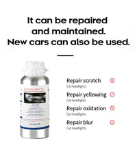 Kit de polissage de phares de voiture 800ML, liquide de restauration de phares, rénovation de phares de voiture, Kit de réparation et de nettoyage, outil Automobile