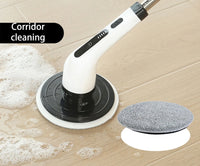 Brosse de nettoyage électrique 9 en 1 2000 mAh, outil de nettoyage pour salon, salle de bain et cuisine