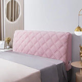 Housse de tête de lit matelassée en velours de haute qualité, tout compris, ultra luxueuse, douce et épaisse, matelassée en peluche courte.