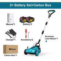 Gismis 10 pouces 46000 tr/min tondeuse à gazon électrique sans brosse tondeuse à gazon sans fil coupe-paes de jardin pour Makita 18V batterie broche