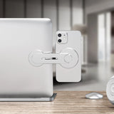 Support magnétique pour iPhone 15/14 Pro, compatible avec les ordinateurs portables et les Tesla Model Y 3. Support magnétique latéral pour téléphone portable.