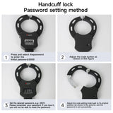 Antivol de type menottes pour trottinette électrique, antivol de vélo, cadenas à code enroulé et sécurisé, accessoires pour trottinettes électriques, poussettes, motos et vélos