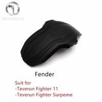Garde-boue d'origine pour Teverun Fighter 11/11 + Fightersupreme Scooter électrique garde-boue avant arrière avec support pièces de garde-boue
