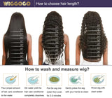 Perruque Wiggogo 613 Transparent HD Lace Frontal 13X6 Blond lisse, cheveux humains brésiliens pré-épilés, 13X4