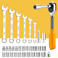 DEKO-Kit d'outils de réparation automobile, ensemble d'instruments mixtes, avec boîte à outils en plastique, mallette de rangement, 228 pièces