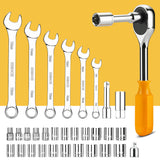 DEKO-Kit d'outils de réparation automobile, ensemble d'instruments mixtes, avec boîte à outils en plastique, mallette de rangement, 228 pièces