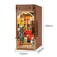 Serre-livre Maquette DIY - Librairie Miniature Shakespeare