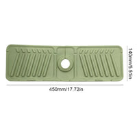 Tapis de robinet en Silicone multifonction, planche de vidange de comptoir de cuisine, tapis de séchage antidérapant, tampon anti-éclaboussures d'évier, accessoires de cuisine