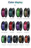 KEEPANG – Filament d'imprimante 3D PLA en soie, 5KG, Filaments de couleurs simples/doubles/Triples, 2.2LBS, 1KG/rouleau, 1.75mm ± 0.02MM, matériau d'impression 3D