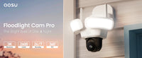 AOSU 3MP PTZ caméra de sécurité solaire batterie intégrée sans fil 2.4Ghz WIFI caméra PIR AI détection 2 voies Audio caméra de vidéosurveillance extérieure