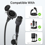 dé Câble d'extension de type 2 pour station de charge Wallbox, chargeur EV, compatible avec toutes les prises de charge de type 2, 11kW, 5m, 10m, 15m, 20m