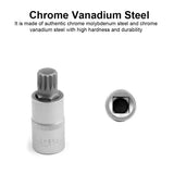 [EU Stock] 10pc clé à douille 1/2 douilles multi-dents internes jeu de douilles M4-M18 Allen Hex Cliquet Enroulé M-Sleeve Drive Socket