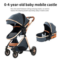 Poussette bébé 3 en 1 poussette légère pour nouveau-nés voyage pliable bébé voitures infantile poussette landau siège auto bébé