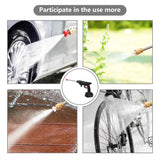 Pistolet à eau haute pression sans fil, producteur de mousse sans fil, lave-auto, machine-outil de jardin domestique automatique, 21V, 50bar