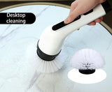 Brosse de nettoyage électrique 9 en 1 2000 mAh, outil de nettoyage pour salon, salle de bain et cuisine