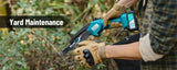 Tronçonneuse électrique mini sans fil SeeSii 8 pouces, outil de coupe et d'élagage pour le jardin, compatible avec les batteries Makita 18 V.
