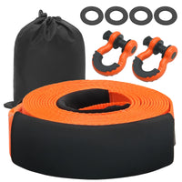 Kit de remorquage SucceBuy en polyester haute résistance, sangles de remorquage pour voiture, remorque, treuil, camion, Jeep, SUV.