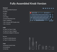 Keychron V1 Max ISO Layout Collection QMK clavier mécanique personnalisé sans fil 2.4 GHz et Bluetooth rétro-éclairé rvb remplaçable à chaud