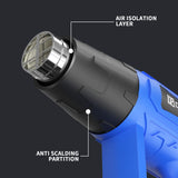 Pistolet à air chaud électronique professionnel pour applications de bricolage industriel, vitesse variable réglable, chauffage rapide de la température, 2000W