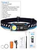 TrustFire MC12 EDC lampe frontale LED puissante 1000Lumens lampe frontale Rechargeable magnétique XP-L HI lampe torche de Camping