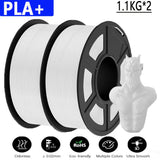 JAYO Filament d'imprimante 3D PETG / PLA / PLA PLUS 1.75mm 2.2 KG 100% matériaux d'impression 3D non toxiques sans bulle pour imprimante 3D