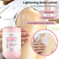 AILKE-Crème éclaircissante pour le corps à la vitamine C et au glutathion, pour unifier le teint de la peau, le cou, les coudes, les ati elles et les jambes
