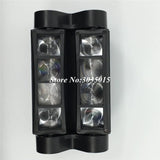 Mini projecteur LED RGBW 8x3W à tête mobile, faisceau araignée, éclairage de scène DMX 512, idéal pour DJ, boîtes de nuit et soirées.
