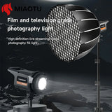 MIAOTU Lampe de photographie LED COB 200 W pour vidéo en direct, éclairage d'appoint haute luminosité 2700-6500 K, éclairage photographique