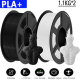 JAYO Filament d'imprimante 3D PETG / PLA / PLA PLUS 1.75mm 2.2 KG 100% matériaux d'impression 3D non toxiques sans bulle pour imprimante 3D