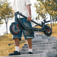 Trottinette électrique iScooter i9m 10.5Ah 500w, pliable, vitesse maximale 35 km/h, autonomie 30 km, pneus pneumatiques 10 pouces, application mobile.
