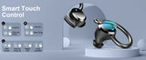 Écouteurs sans fil, Bluetooth 5.3, basses stéréo, micro intra-auriculaire antibruit, étanches IP7, pour le sport, autonomie de 40 heures.