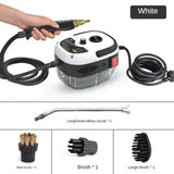 Nettoyeur à vapeur portatif haute température et pression 2500W, climatiseur, hotte de cuisine, Machine de nettoyage à vapeur pour voiture, nettoyage des sols