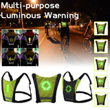 Clignotant de vélo sans fil à LED, gilets de coulée d'iode, télécommande, vélo VTT, vélo de sécurité, émail 30LED
