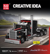 Mold King 10037 Voitures Techniques - Jeu de Construction de Voitures Américaines - Jeu de Briques Éducatif pour Enfants - Cadeau de Noël