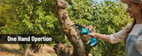 Tronçonneuse électrique mini sans fil SeeSii 8 pouces, outil de coupe et d'élagage pour le jardin, compatible avec les batteries Makita 18 V.